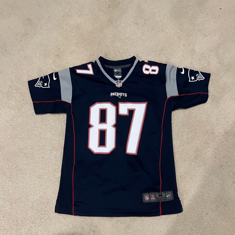 Youth authentic New England Patriots Gronkowski jersey